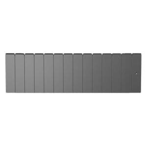 Radiateur à inertie fonte bas Gris 1500W NOIROT Fontea - DCN3505SEHS_x000D_