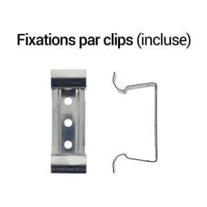 PANASONIC Réglette LED intégrée étanche 230V 45W 5000lm 150cm blanc - fixations par clips incluses