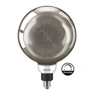 PHILIPS Modern Ampoule LED filament dimmable E27 230V 6,5W(=20W) 200lm 1800K Giant globe - 315396