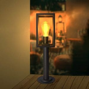 Borne d'éclairage extérieure LED 230V 7W 800lm 3000K 48cm anthracite - Terrasse