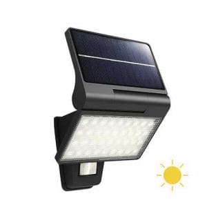 Applique solaire LED 230V 5W 350lm 4000K noir