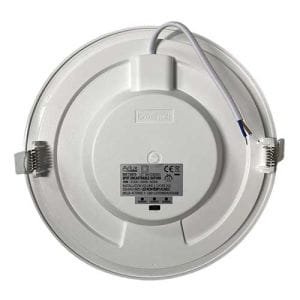 Downlight LED extra plat 230V 18W 1300lm CCT 220mm blanc à encastrer