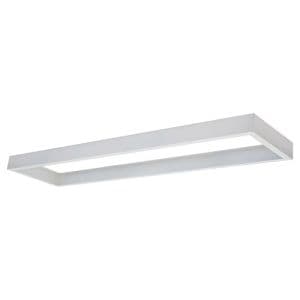 Cadre saillie pour dalle LED 1200x300mm blanc