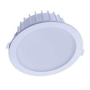 Downlight LED BBC à encastrer 230V 15W 1500lm 4000°K 198mm blanc