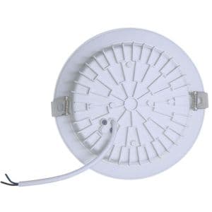 Downlight LED BBC à encastrer blanc 230V 15W 1500lm 4000°K 198mm