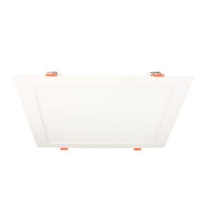 Downlight LED extra plat à encastrer carré 230V 24W 1080lm 4000K 300x300mm blanc