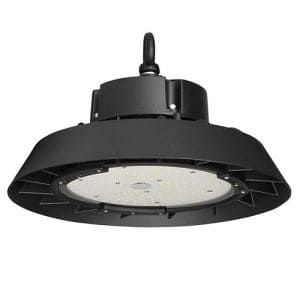 Suspension industrielle high bay 230V 150W 21000lm 4000°K noir