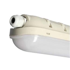 Réglette LED intégrée étanche 36W 4000lm 120cm grise