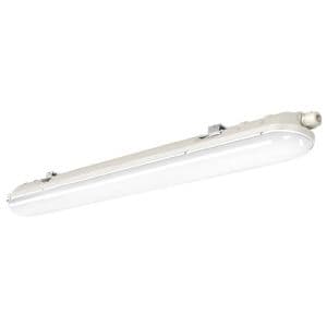 Réglette LED intégrée étanche 230V 48W 5400lm 150cm grise