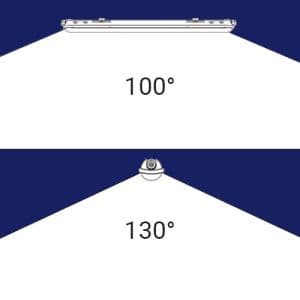 Réglette LED intégrée étanche 230V 48W 5400lm 150cm - Schéma