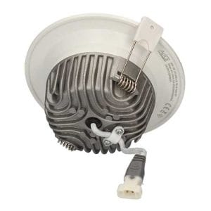 Downlight LED blanc à encastrer 7.5W 680lm 4000K 120mm IP65