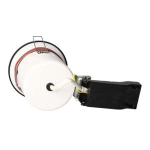 Spot LED BBC encastrable et orientable GU10 5W 380lm 4000K 100mm noir