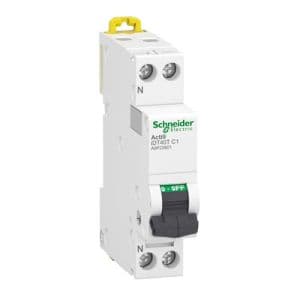 SCHNEIDER Acti9 iDT40T Disjoncteur 1A Ph+N courbe C 6kA 230V - A9P22601