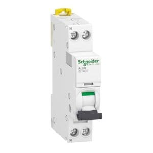 SCHNEIDER Acti9 iDT40T Disjoncteur 4A Ph+N courbe C 6kA 230V - A9P22604