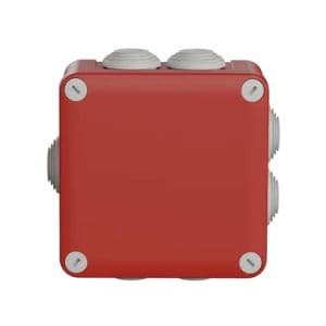 Boîte de dérivation étanche IP55 105x105x55 rouge Schneider Mureva Box - vue face