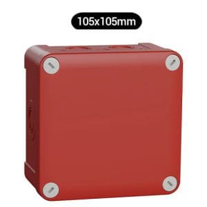 Boite de dérivation étanche SCHNEIDER Mureva Box IP55 960°C 105x105x55 rouge