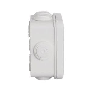 Boîte de dérivation étanche IP55 80x80x45 coloris blanc Schneider Mureva Box - vue côté