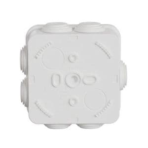 Boîte de dérivation étanche IP55 80x80x45 coloris blanc Schneider Mureva Box - vue dos