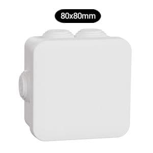 Boîte de dérivation étanche IP55 80x80x45 coloris blanc Schneider Mureva Box