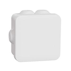 Boîte de dérivation étanche IP55 80x80x45 coloris blanc Schneider Mureva Box