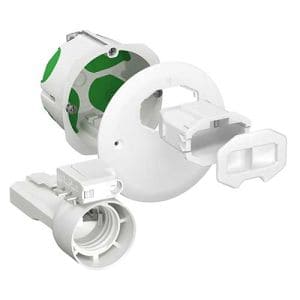 SCHNEIDER Multifix Air Boîte DCL pour applique D67 P40 + douille E27 + fiche - IMT35027