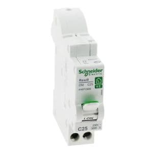 SCHNEIDER Resi9 XE Disjoncteur 25A auto Ph+N courbe C 3kA 230V - vue de dessus