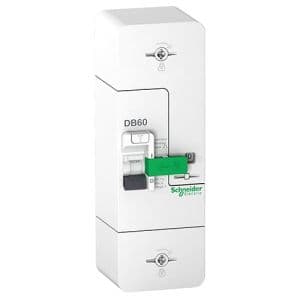 SCHNEIDER Resi9 DB60 Disjoncteur d'abonné monophasé 60A 500mA différentiel instantané