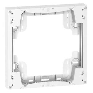 Réhausse blanche pour coffret électrique 1 rangée 13 modules Schneider Resi9