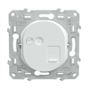 SCHNEIDER Ovalis Prise RJ45 grade 3 catégorie 6 STP blanc - S320476