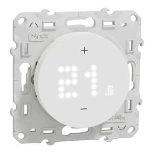 Thermostat connecté filaire 2A blanc SCHNEIDER Wiser Odace