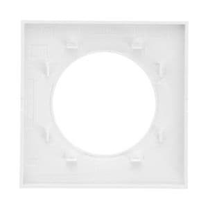 SCHNEIDER Plaque simple blanche Odace