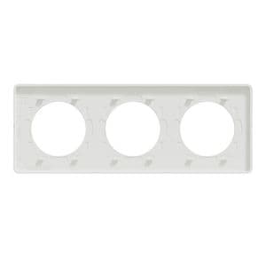 SCHNEIDER Odace Touch Plaque triple blanc - S520806 - vue de dos