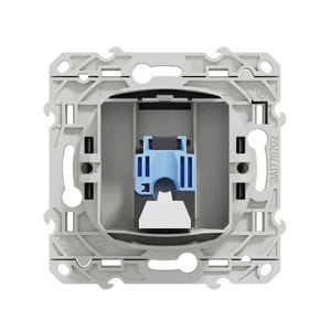 Prise RJ45 grade 1 catégorie 6 SCHNEIDER Odace aluminium - S530475