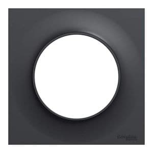 SCHNEIDER Odace Plaque simple anthracite - S540702