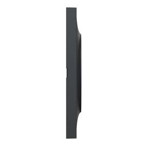 SCHNEIDER Odace Styl Plaque triple anthracite - image de côté