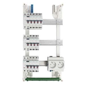 Siemens tableau 3 rangées avec appareillages modulaires