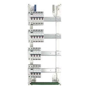 Tableau électrique pré-équipé SIEMENS 4 rangées 13 modules