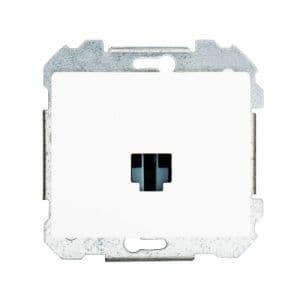 SIEMENS Delta Iris Mécanisme prise informatique RJ45 catégorie 6 - Blanc