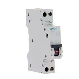 Disjoncteur Siemens 16A Ph+N Courbe C 4.5kA 230V - vue de face