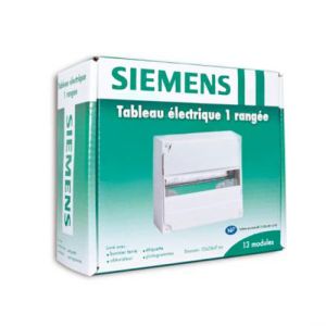 SIEMENS Tableau électrique nu 1 rangée