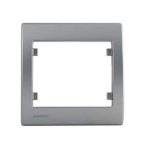 SIEMENS Delta Iris Plaque simple silver