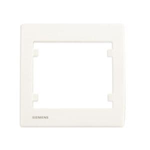 SIEMENS Delta Iris Plaque simple - Blanc