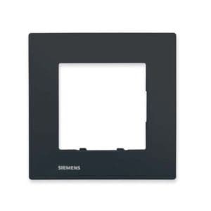 SIEMENS Delta Viva Plaque simple - Anthracite