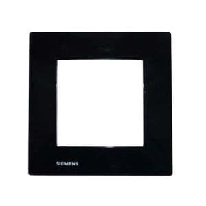 SIEMENS Delta Viva Plaque simple - Noir