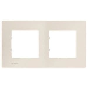 SIEMENS Delta Viva Plaque double - Beige