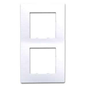 SIEMENS Delta Viva Plaque double blanc