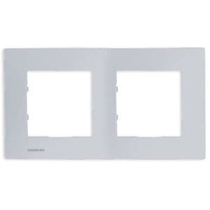 SIEMENS Delta Viva Plaque double - Silver