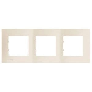 SIEMENS Delta Viva Plaque triple - Beige