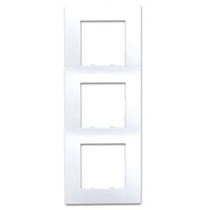 SIEMENS Delta Viva Plaque triple - Blanc