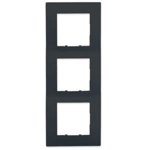 SIEMENS Delta Viva Plaque triple - Anthracite